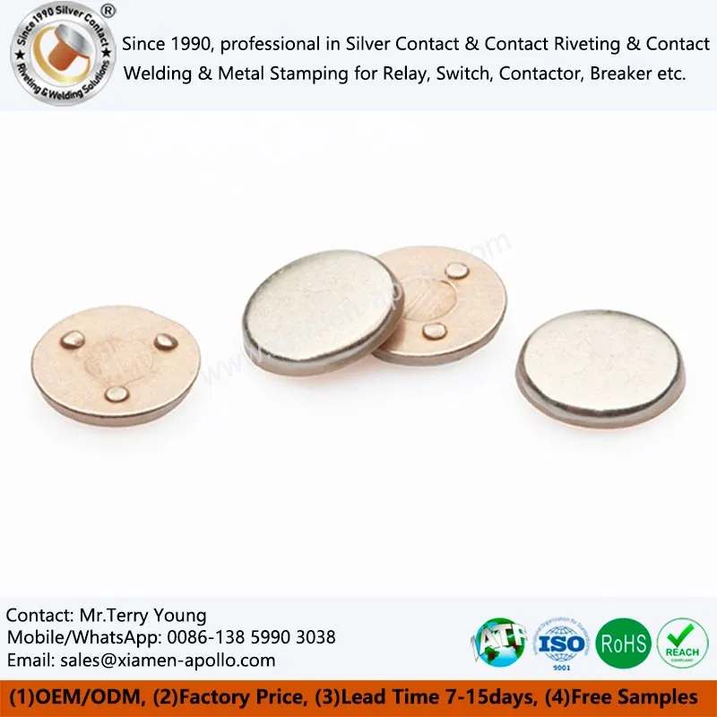 Rezistans kontak elektrik bouton brasaj