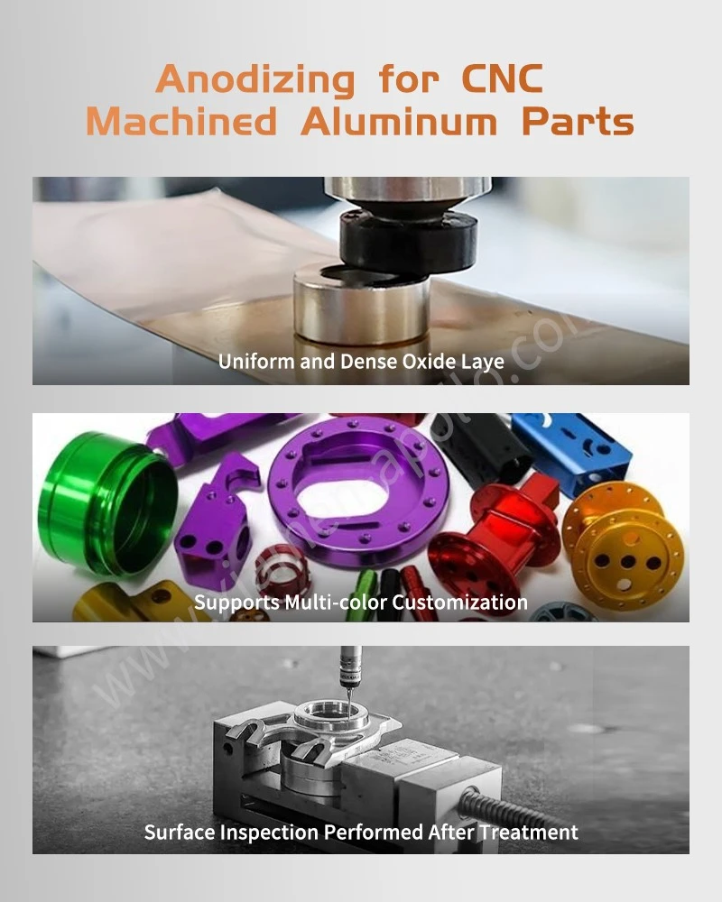 Anodizing for aluminium machining parts Anodizing for aluminium machining parts