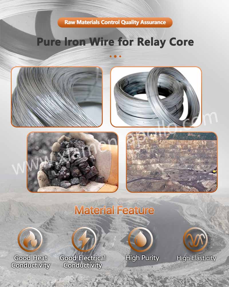 Pure Iron Material for DT4C Iron Core for Latching Relay Pure Iron Material for DT4C Iron Core for Latching Relay