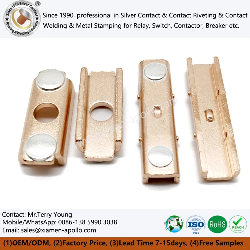 Silver Contact Brazed Assemblies Silver Contact Brazed Assemblies