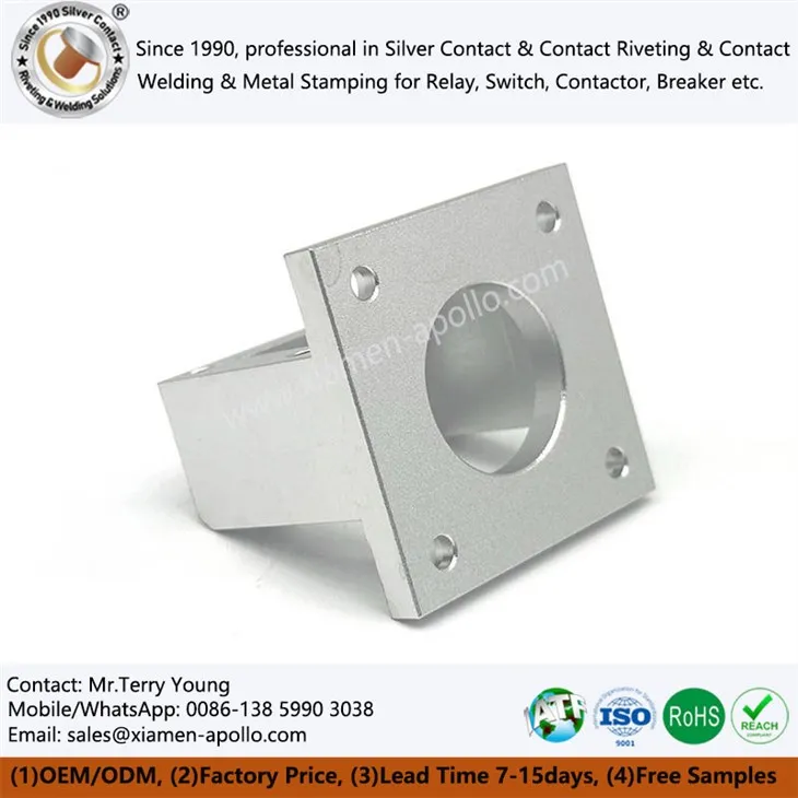 Precision CNC aliminyòm fraisage