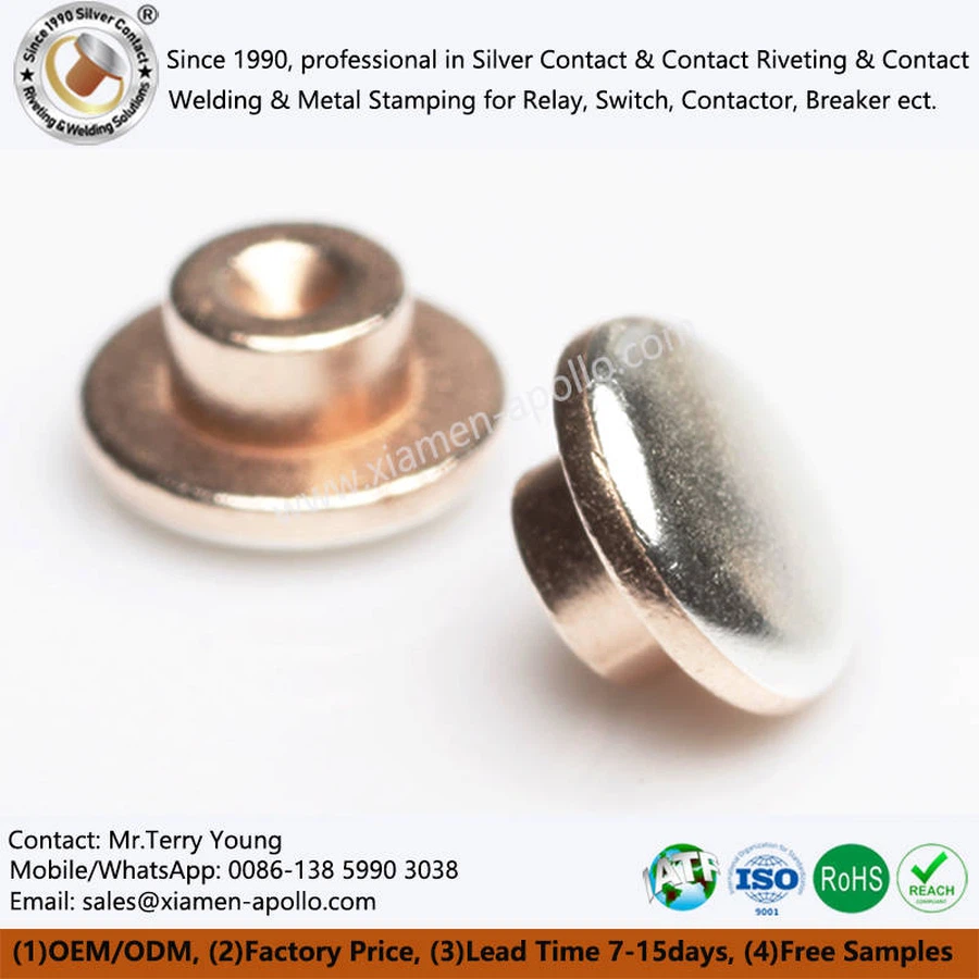 Electrical Bimetal Silver Contacts Electrical Bimetal Silver Contacts