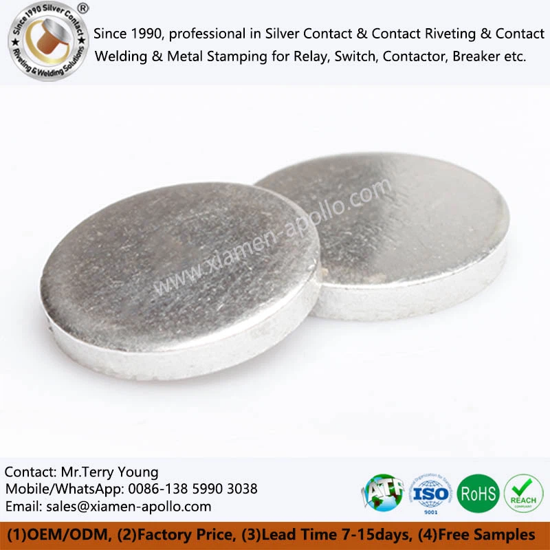 Kontak elektrik an ajan brazed