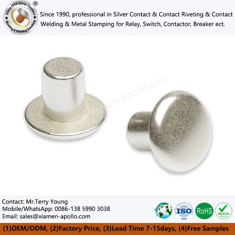 Solid an ajan kontak Rivet
